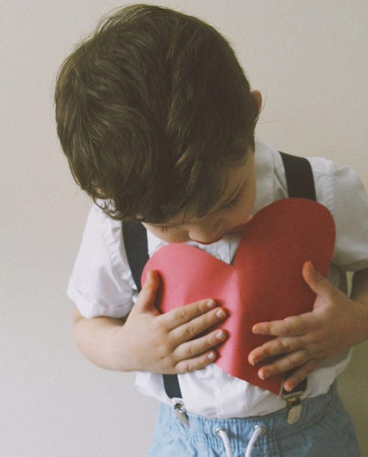 Blush Bow Tie Navy Suspenders - Boys To Adult Sizes