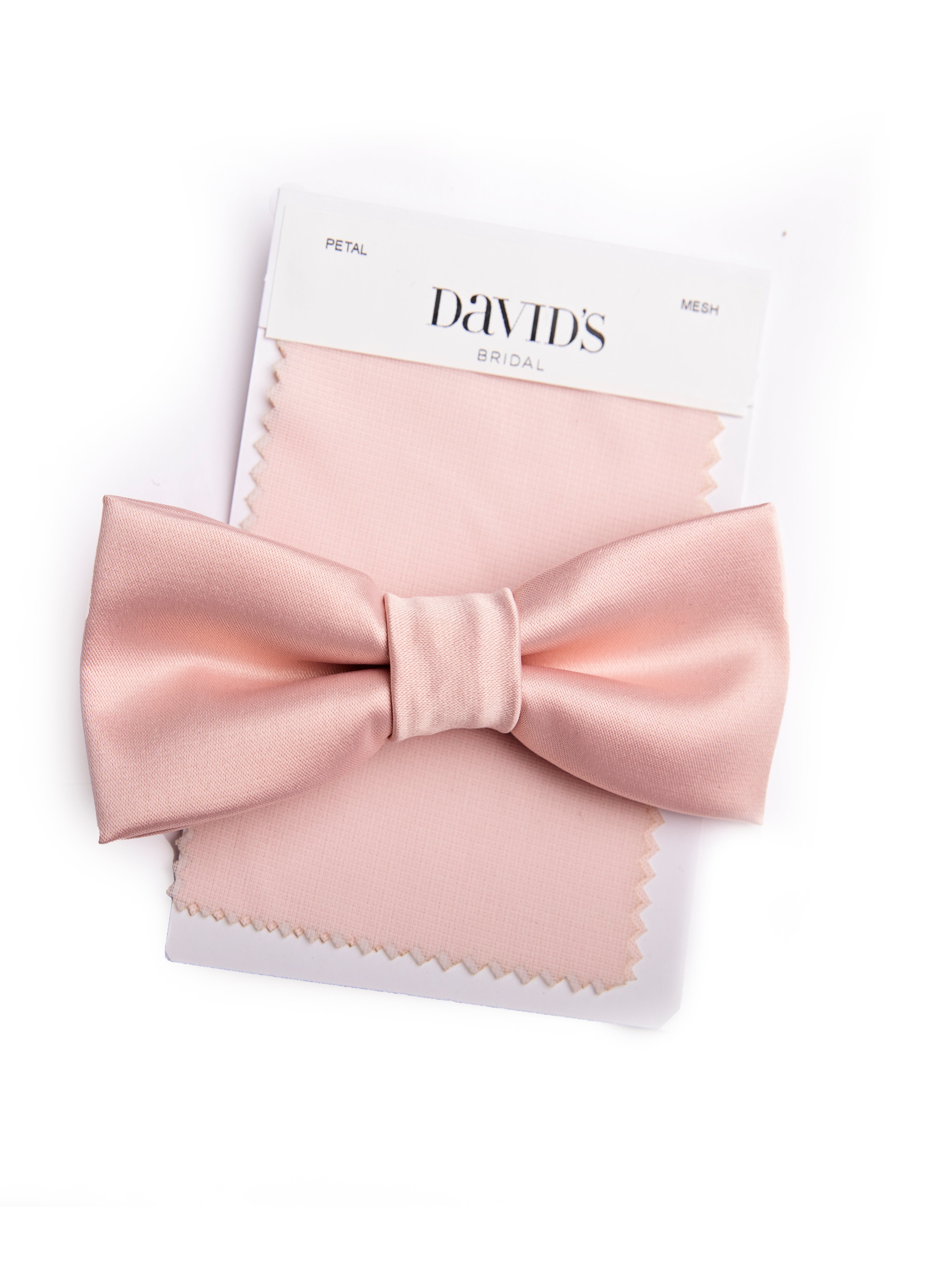 Petal Blush Bow Tie - Newborn To Adult Sizes