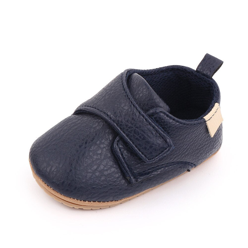 Boys Leather Mocs Newborn To 18 Month Sizes