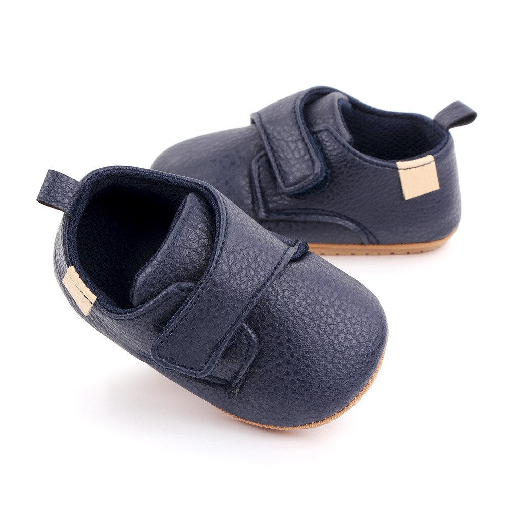 Boys Leather Mocs Newborn To 18 Month Sizes