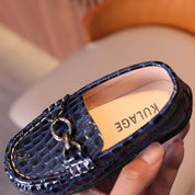 Boys Leather Shoes Moccasins Flats For Toddler To 6 Years
