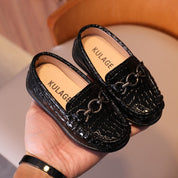 Boys Leather Shoes Moccasins Flats For Toddler To 6 Years
