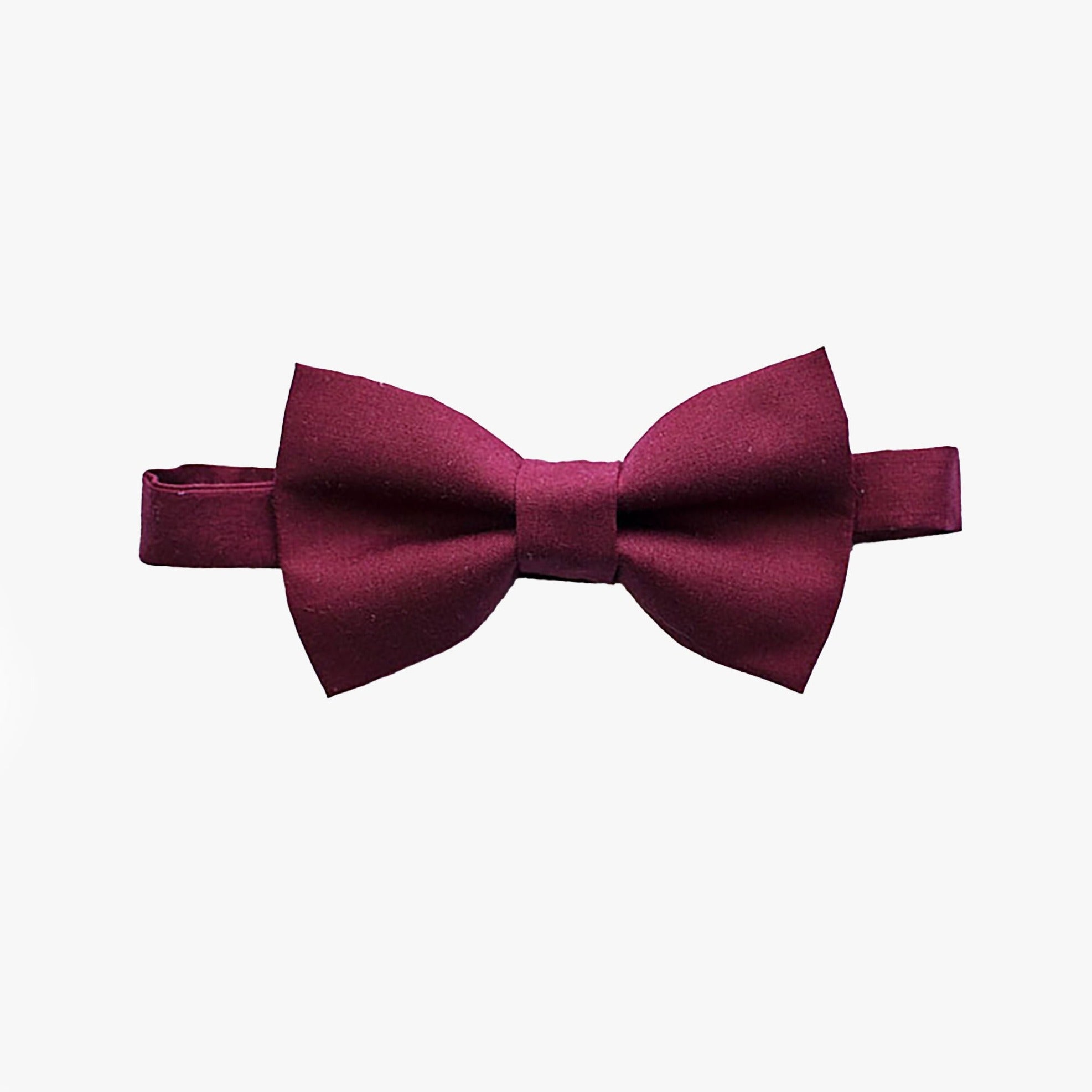Burgundy Bow Tie - Newborn To Adult Sizes
