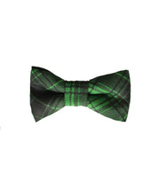 Green Black Checkered Bow Tie - Toddler To Adult Sizes