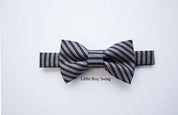 Charcoal Grey Bow Tie - Boys To Adult Sizes