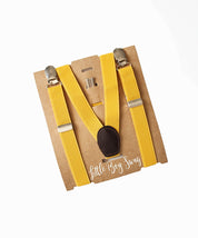 Yellow Suspenders - Newborn To Adult Sizes