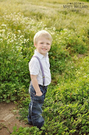 Black White Suspenders - Newborn To Adult Sizes