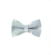 Dusty Blue Star Bow Tie - Newborn To Adult Sizes