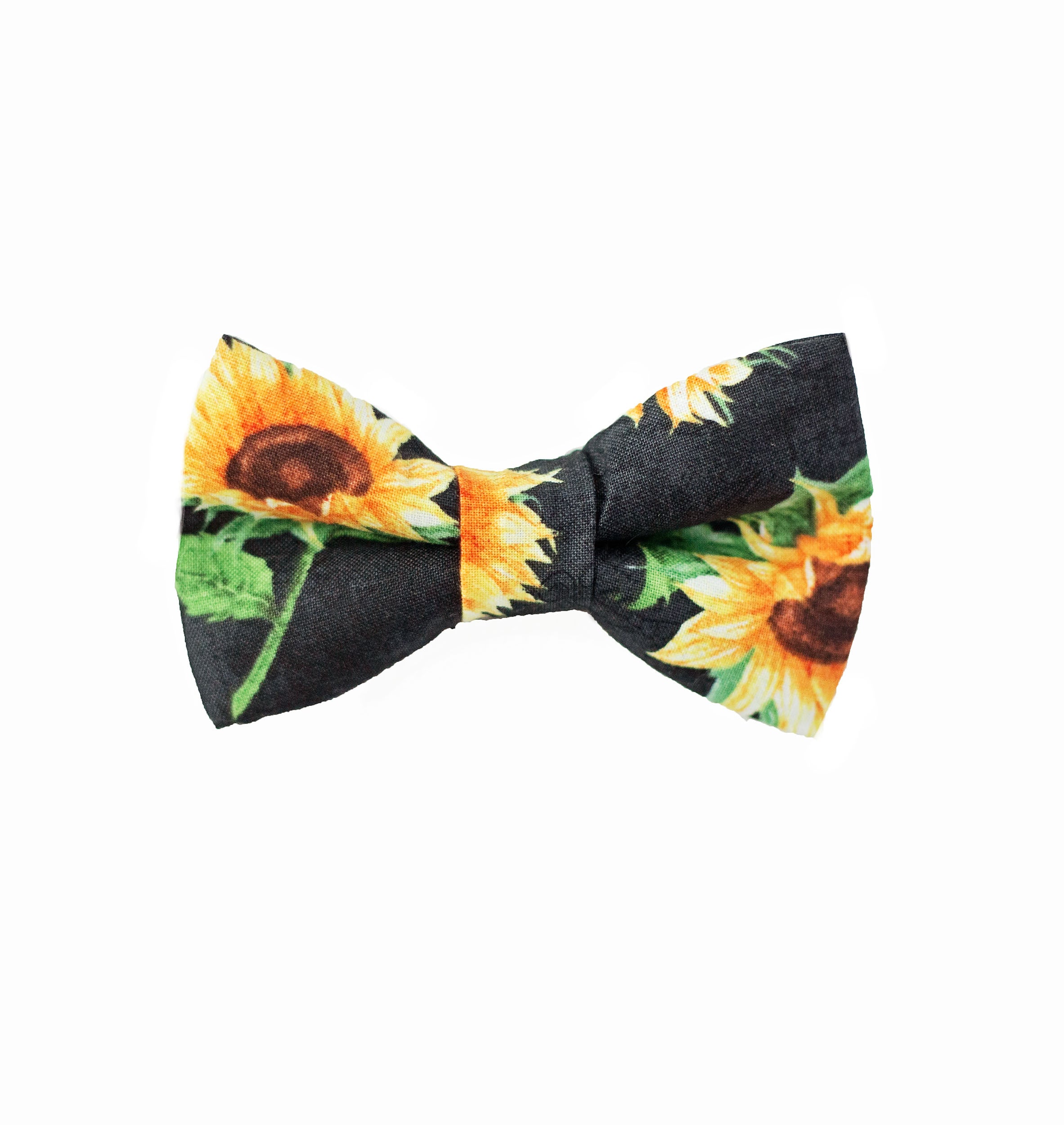 Sunflower Bow Tie - Newborn To Adult Sizes
